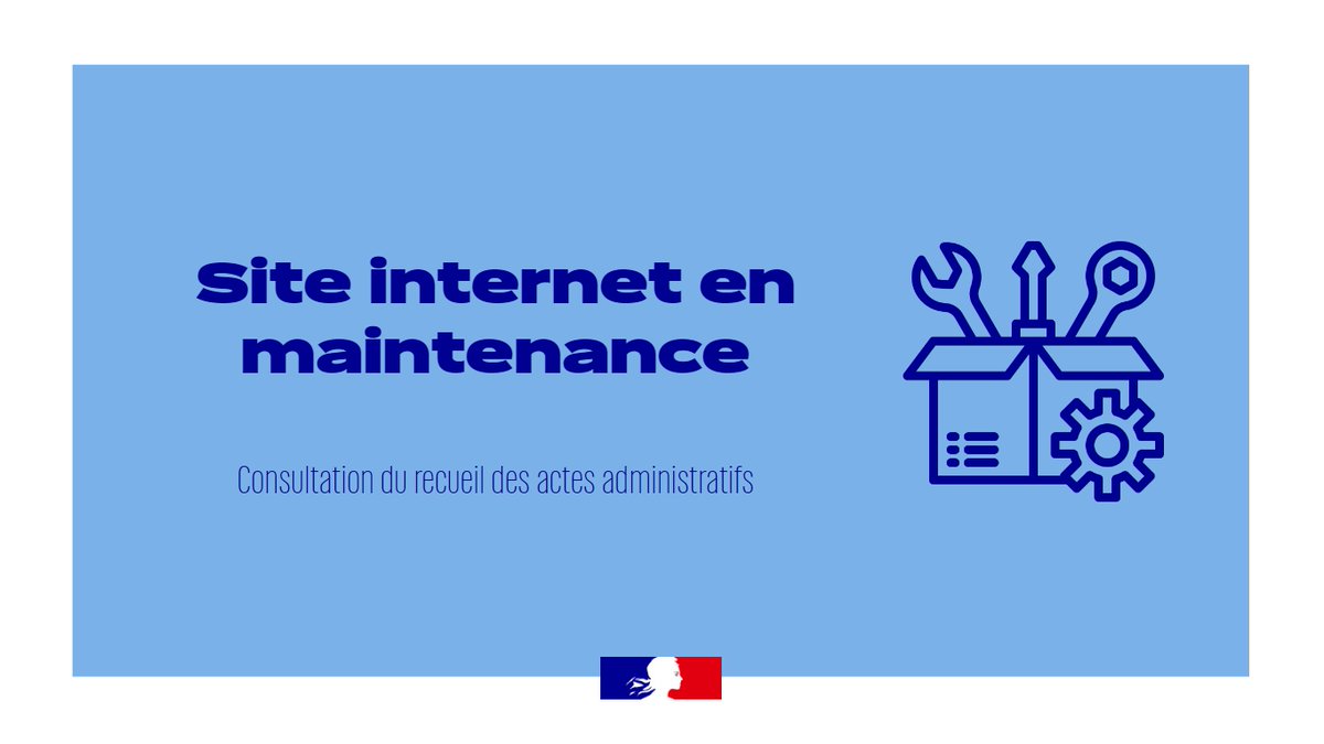 Prefet03's tweet photo. #Information ℹ | En raison de la mise en maintenance du site internet des services de l'État dans l'Allier, le recueil des actes administratifs (RAA) reste accessible via une solution alternative.

📄 Les recueils sont consultables au lien suivant : https://t.co/CQ4cEP4JTR

Cette solution temporaire permet de maintenir l'accès aux publications pendant la période de maintenance du site internet.

Merci de votre compréhension.