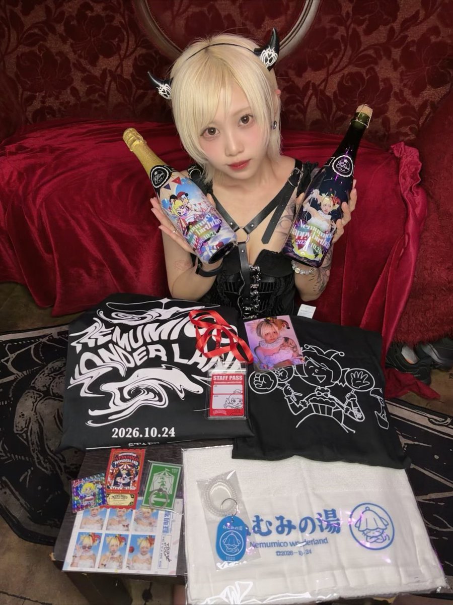 succubus_kbk's tweet photo. 🤍🎪ねむみこBD直前！！！🎪🤍

バースデーの紹介を本人にしていただきました❤️
10月24日(土)はサキュバスランドへ集合！ https://t.co/9RCdYJAb7O