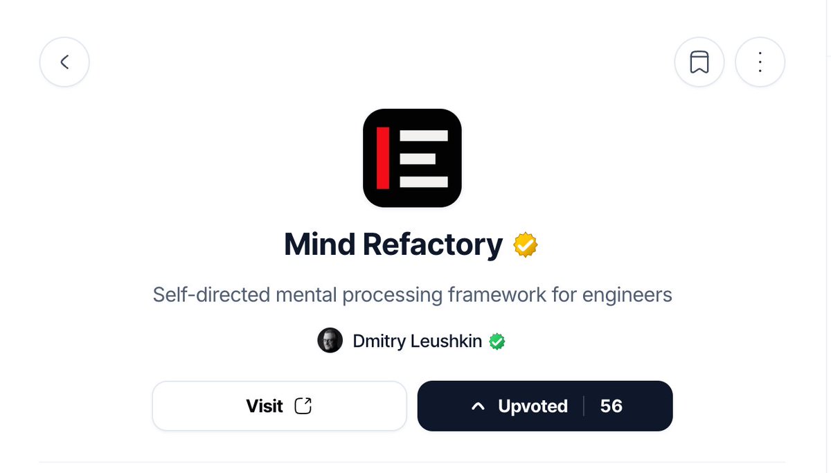 builtbyindies's tweet photo. The most upvoted product this week @DmitryLeushkin https://t.co/IDouJIzvQh