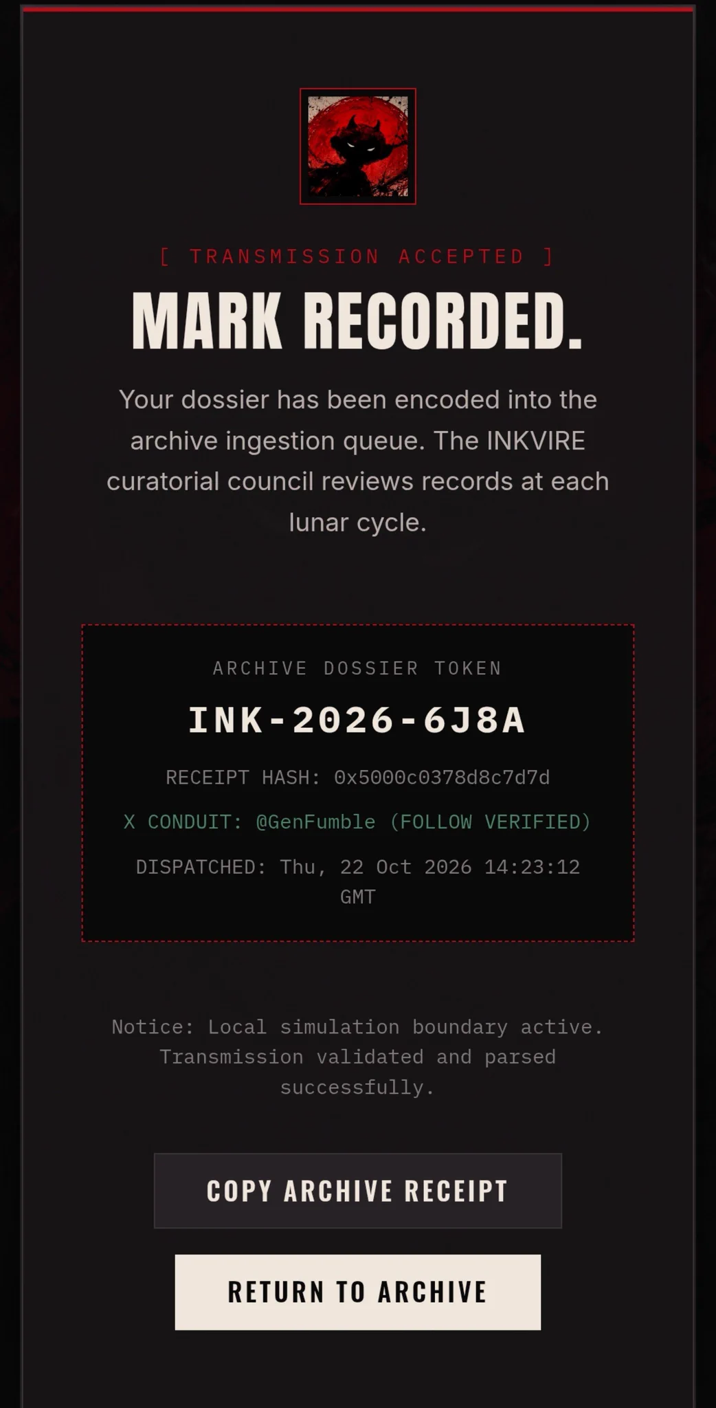 INKVIRE on X: 