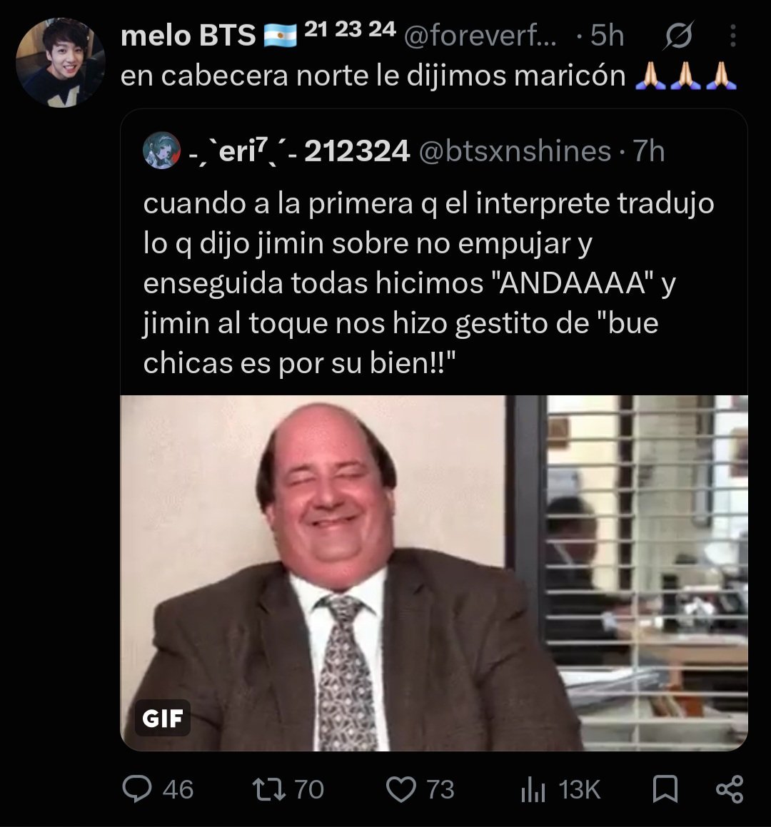 Ohlalayla's tweet photo. Las peruanas están mas preocupadas de defender a las argentinas que a JIMIN, porque si buscan estos comentarios,  ni una peruana les esta haciendo el pare, por eso son unas chupapico, por poner su pelea de egos antes que a quienes dicen querer https://t.co/0SVjmjRlxg