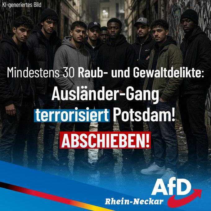 DJNeonHeart's tweet photo. Die #AfD ist erst am Anfang! Die AfD wird bundesweit auf über 50% steigen. Warum? Weil es logisch ist! https://t.co/brU6vt4NG7
