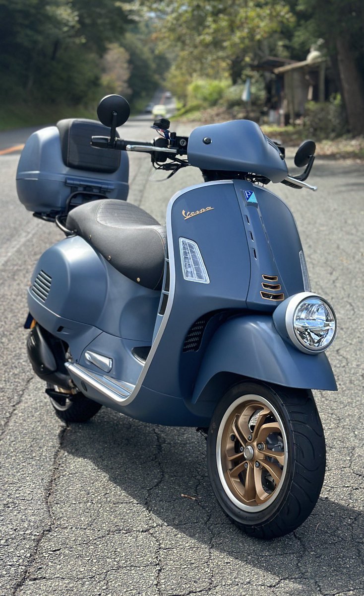 snowscootrider's tweet photo. ベスパ オフィチーナ8!
#Vespa
#Officina8
#大山
#蒜山
#慣らし中 https://t.co/W68PLB0eRu