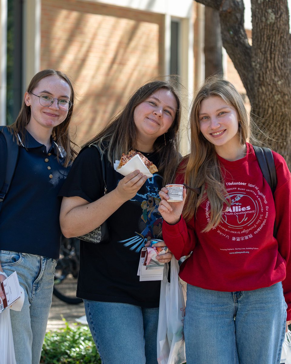 utalibraries's tweet photo. Library Mall is the new spot. 

With the UC under construction, student organizations have moved their tables right outside our doors...the energy is everything. 

This is the college experience. Friendships and connections that stick around long after graduation.

While you’re checking out the booths, come inside and see us too. Whether you need a quiet place to study, help from our librarians, or just a spot to recharge between classes, we’ve got you. Come in and explore.