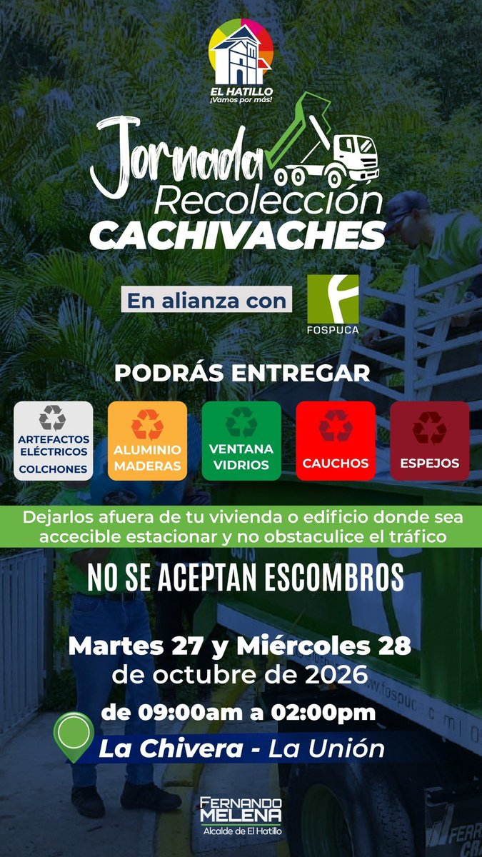 ElHatillo's tweet photo. En la imagen 📸⬇️

#AlcaldiaElHatillo #FernandoMelena https://t.co/aJYxz6DTD8