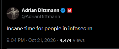 jncquant's tweet photo. Okay this could actually be HUGE.

Instead of "OPSEC" everybody on the internet is talking aboutg "Infosec"

https://t.co/Te52pXHiiQ
https://t.co/MM6ANyFSKa https://t.co/spbJcDoUWR