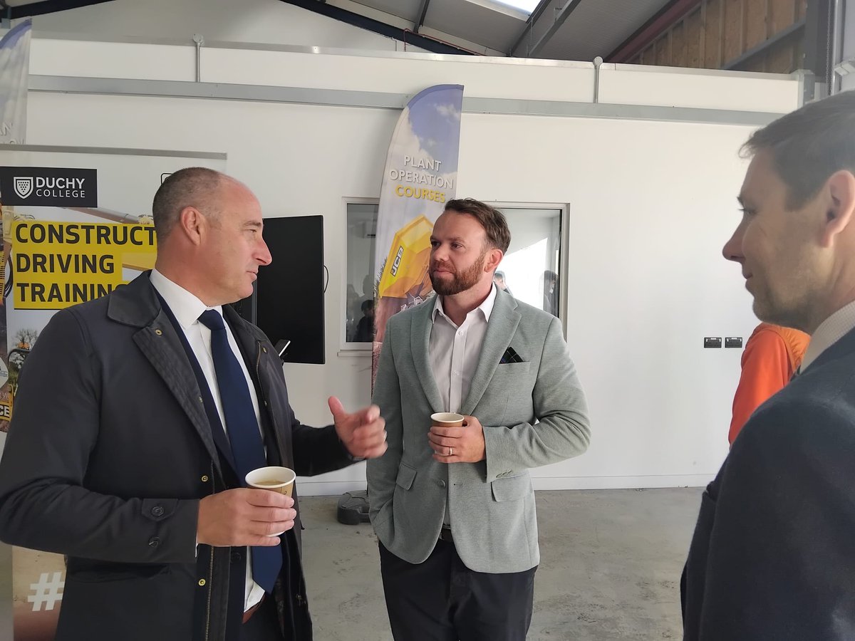 BenMaguireMP's tweet photo. I was very glad to officially open the new Engineering Skills Centre at Duchy College in Stoke Climsland today. 🎉

Engineering and motor vehicle skills are vital to Cornwall’s economy, and it’s great to see investment that lets people build them here locally. https://t.co/H2XTOFzK4z