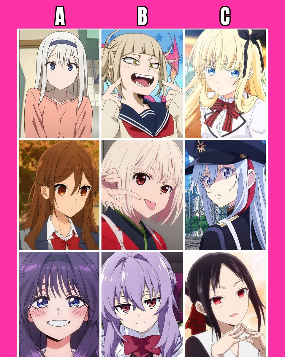 Shi_Roko1's tweet photo. Choose Your Harem Route  A , B , C https://t.co/PTR5GmJAPC