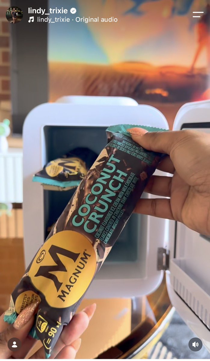 SinawoAlienated's tweet photo. I can’t wait to get my hands on that Coconut Crunch flavour! 😍🤭

TRIXIE MEETS COCONUT CRUNCH
TRIXIE ENJOYS MAGNUM 

#LindyTrixieChristoffels
#TrixieStaysTrueToPleasure
#TrixieEnjoysMagnum https://t.co/e7b6BKgkty