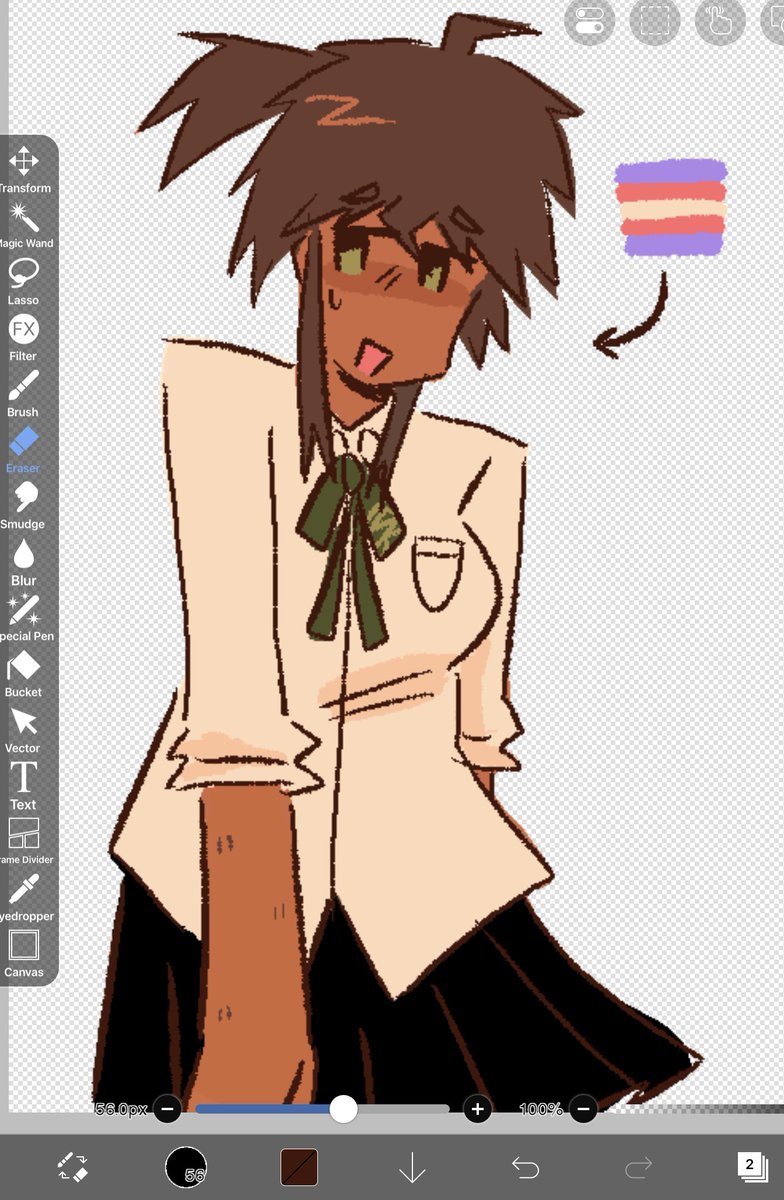 glitchdsoftware's tweet photo. okay veryyyy quick !!!!!TRANS!!!!! girljime because i have school in like 20 minutes but people on here were pissing me off maybe ill draw her more in my first period https://t.co/04WcMyUAtR
