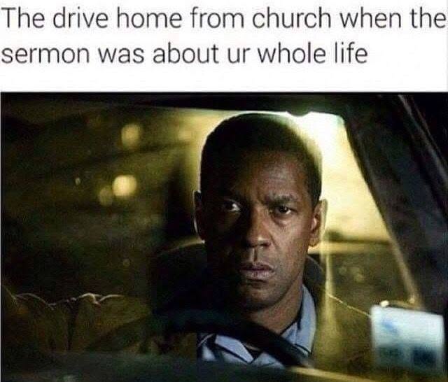 MichelleDLesley's tweet photo. Have a great weekend and a convicting Lord's Day!😀

(source of meme unknown) https://t.co/iZ8GBAArPY