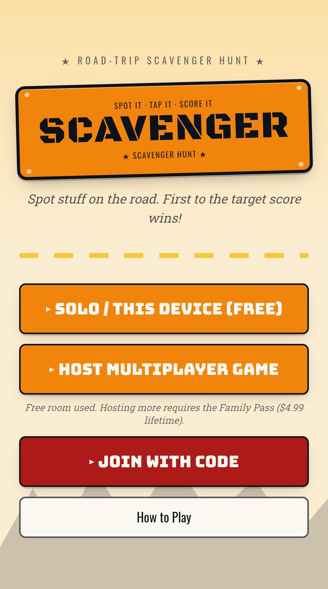 41NorthGames's tweet photo. New in SCAVENGER Hunt: the 🎄 Holiday Travel pack! 40 holiday sightings from Thanksgiving through Christmas, plus a Holiday Bingo board. Included in the Family Pass. https://t.co/MOlo5STU4g #HolidayTravel #RoadTrip https://t.co/5EmCzStE9F