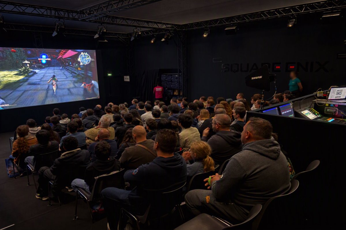 nhamaguc's tweet photo. The FINAL FANTASY VII REMAKE series theater at Paris Games Week has been very well received, with sessions already filling up on the first day! Thank you so much to everyone who has joined us!
The theater will continue throughout Paris Games Week, so if you’re at the show, I’d be very happy if you stopped by and checked it out!
-
Paris Games Weekの『FINAL FANTASY VII REMAKE』シリーズのシアターが、初日から大変好評で、満員となっているようです！ご参加いただいた皆さん、本当にありがとうございます！
シアターは引き続き開催されますので、Paris Games Weekにお越しの方は、ぜひ参加していただけると嬉しいです！

#FF7R