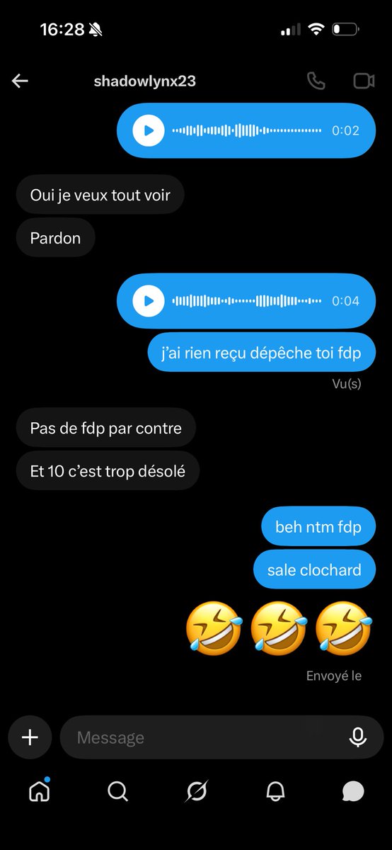 imreine93's tweet photo. les soumis qui assume pas les insultes sa dégage je veut des soumis qui aime se faire insulter . https://t.co/ieWmm8LA03