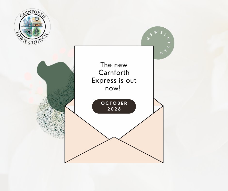 CarnforthTC's tweet photo. 📰 The October Carnforth Express is Out Now! 📰

The latest edition of the Carnforth Express is now available to read online!

📖 Read it here: https://t.co/p3uEDlLBZP https://t.co/hkcqhiQzMB