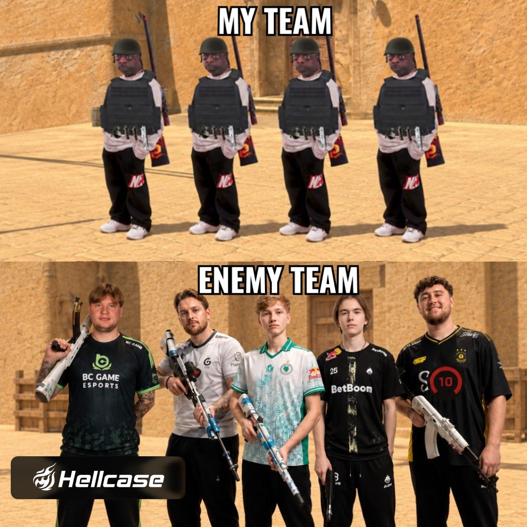 hellcase's tweet photo. Premier matchmaking is completely fine, guys...

Meanwhile my enemies: 💀 https://t.co/9Ih3ASdkEV