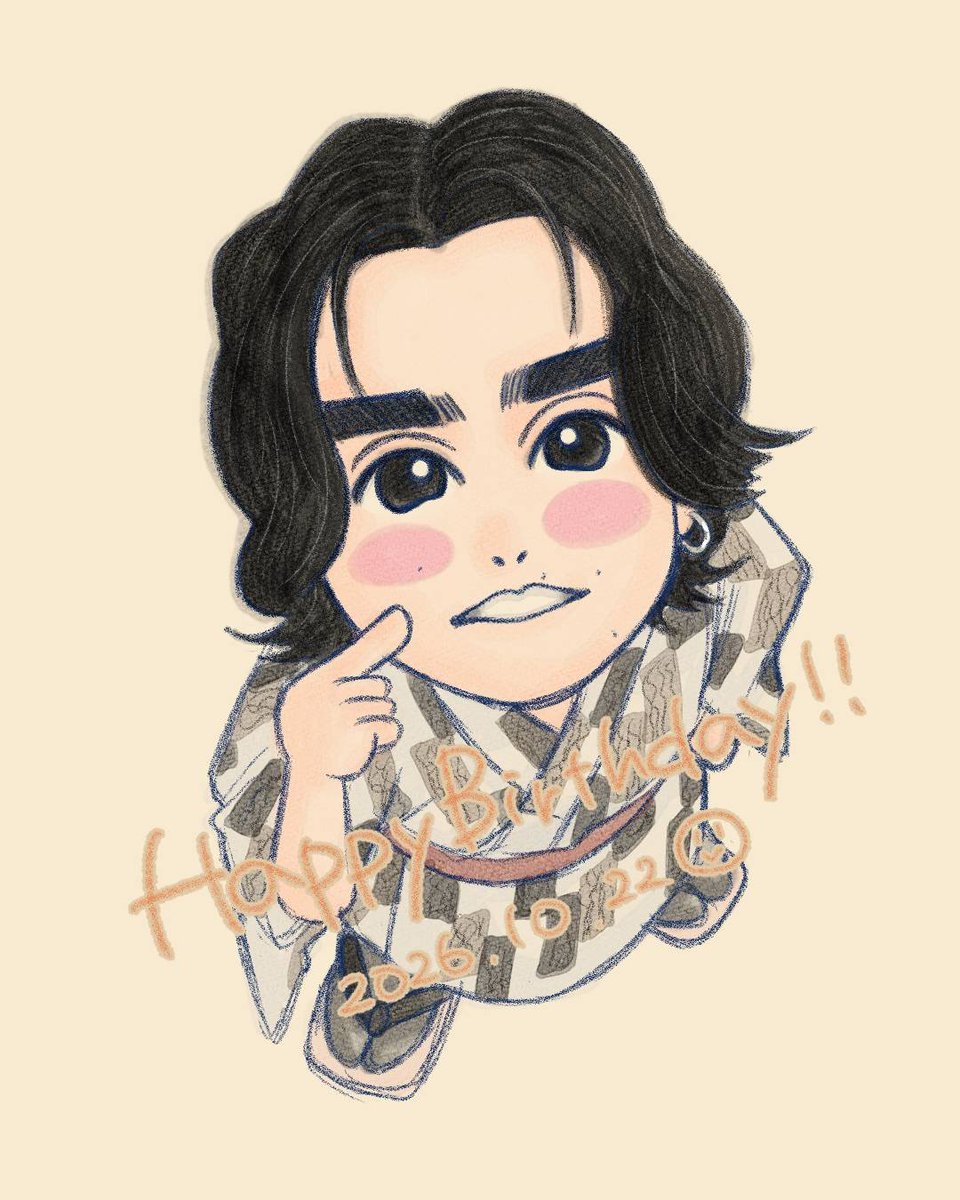 maymay35709861's tweet photo. 2026.10.22
Happy Confluxion Birthday！！
 #日野健太 1st Full Album『Confluxion』
発売１周年おめでとう〜✨✨

 『Confluxion』は私とお誕生日一緒なのです！
今年は天才絵師春之助@harunosuken_が似顔絵をプレゼントしてくれました！！
また一年私の日々をゆるっと彩ってください🥰
@kentahino https://t.co/wxVZgiUsJa
