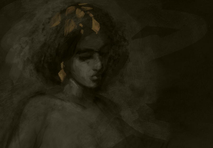 triponley's tweet photo. New drawing in progress! I've been way too busy with real-world stuff lately. I hope to finish this one by Sunday. BTW, I don't know why, but lately I've been finding unibrows ridiculously sexy. xD I think the Persians were onto the same IDK. #WIP #DigitalPainting #DigitalArt https://t.co/N3HmMWRMfM