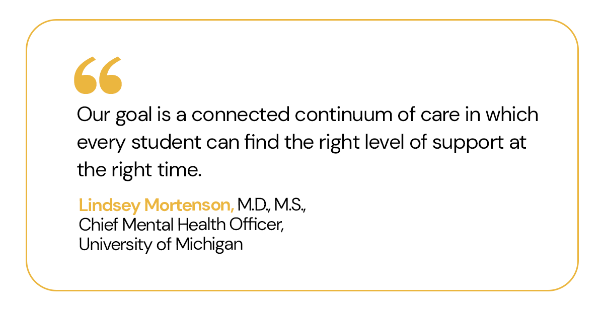 uwilltech's tweet photo. Uwill is expanding its mental health offering with the University of Michigan (@UMich) to provide unlimited counseling and crisis support for more than 54,000 undergraduate, graduate, professional, online, and study abroad students: https://t.co/UXCzLllTWq https://t.co/TCPdQk1pSt