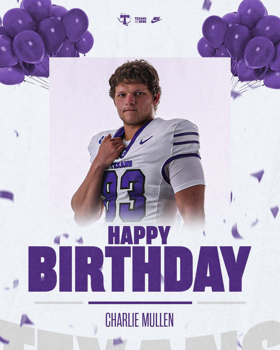 TarletonFB's tweet photo. Happy birthday to punter @CharlieJack03! https://t.co/UAImFkRs2v