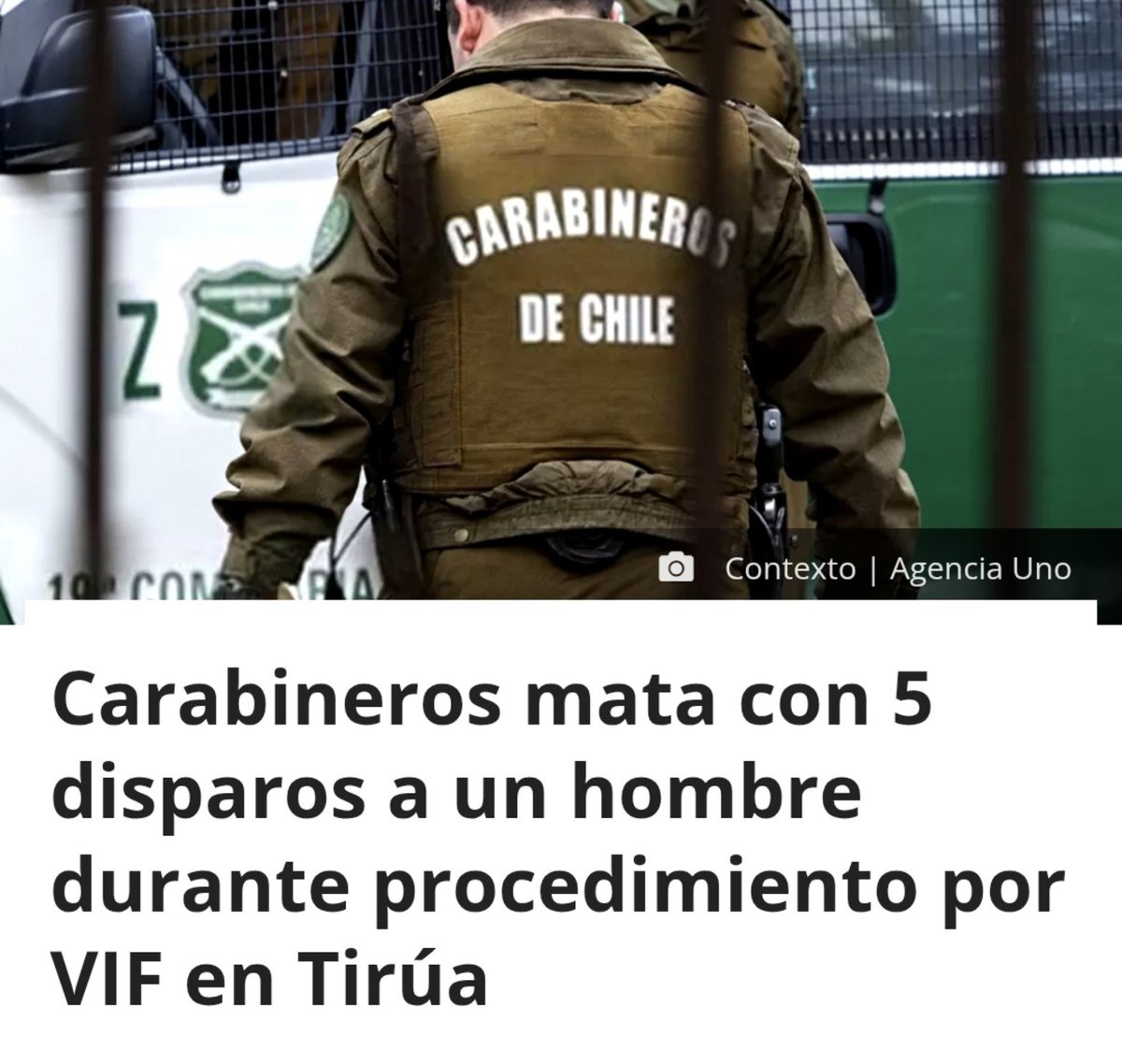 DRESTRUM__Pl's tweet photo. 🔴 PERFECTO actuar del carabinero, que fue atacado por un delincuente que portaba 2 cuchillos 

¡LARGA VIDA A LAS RUF! 🚬 https://t.co/sjPx3oRM2b