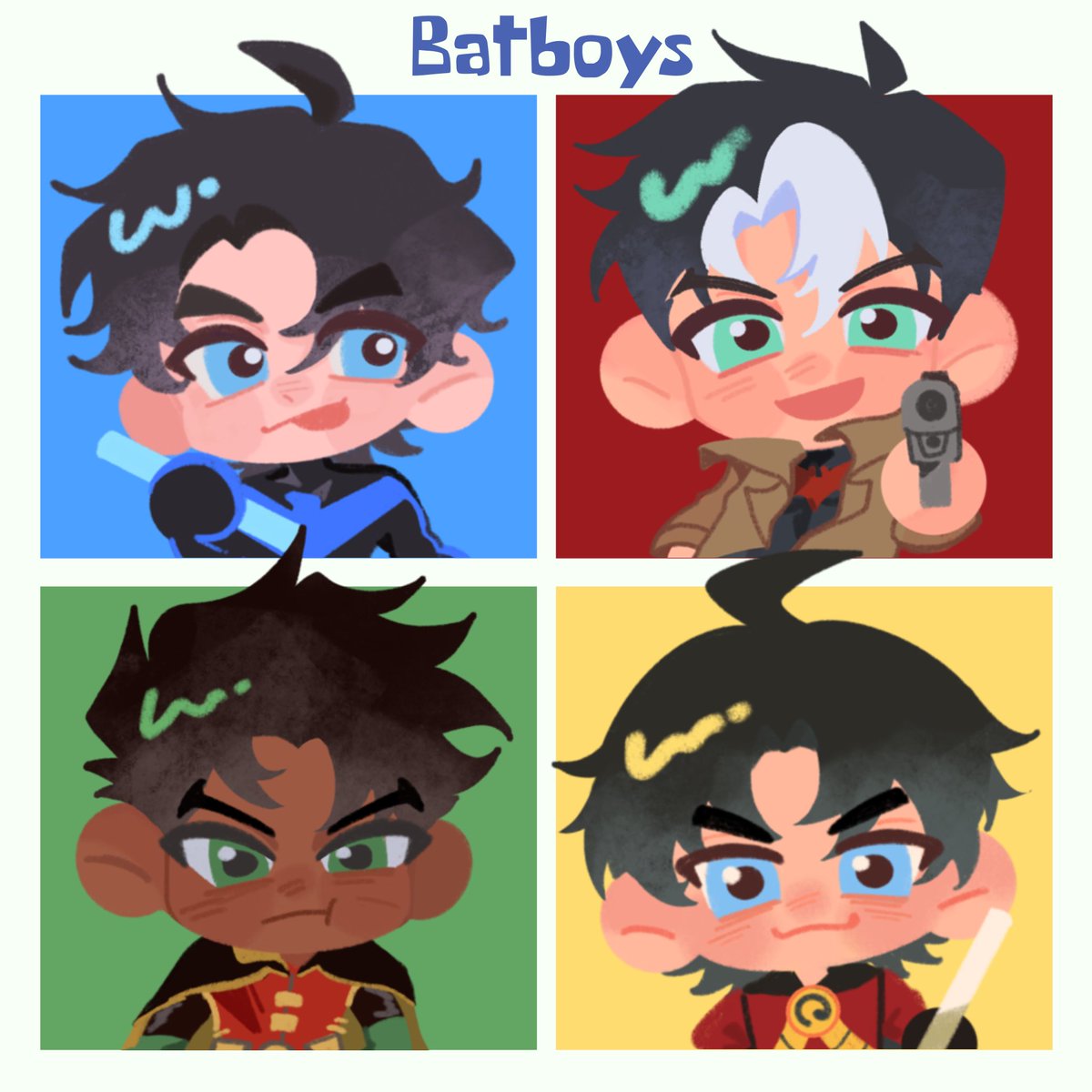 Lilyan0624's tweet photo. #dickgrayson #jasontodd #DamianWayne #TimDrake https://t.co/JvM8vjUrRd