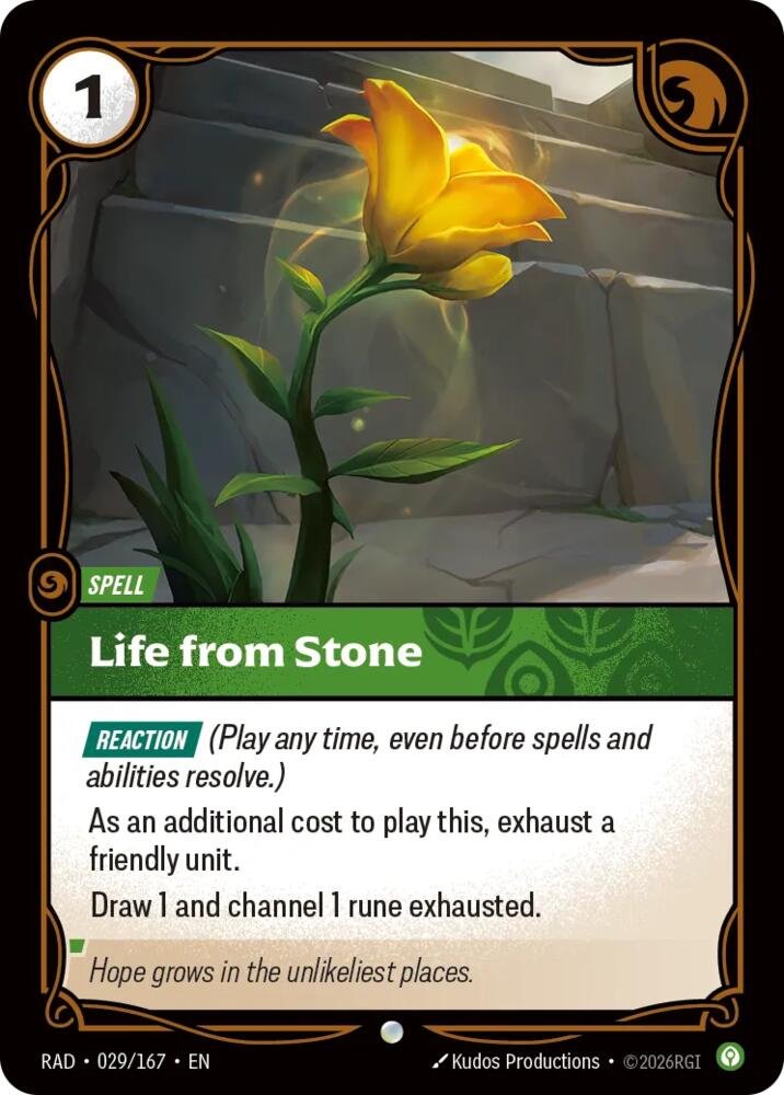 RAAAAAAAAATH's tweet photo. Let me tell you something 1111 Riftbound followers!

Wait--

Life from Stone has Reaction!?

...

*Adds Ornn to the list* https://t.co/axfK2xDDzm