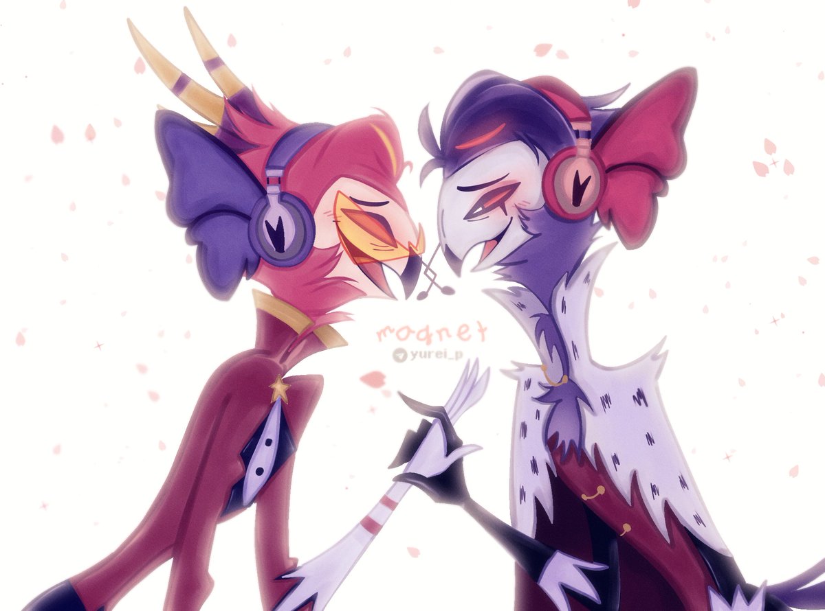 0_yurei_'s tweet photo. stolas x vasaggo magnet ✨
#HelluvaBoss #HelluvaBossFanart ‌ #stolas #vassago #stolago https://t.co/XlLaOn2tiP