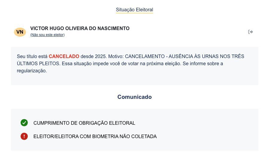 treboramil's tweet photo. Nem votar você foi, MC Cabelinho. 🫠 https://t.co/b2UUSKoUcs