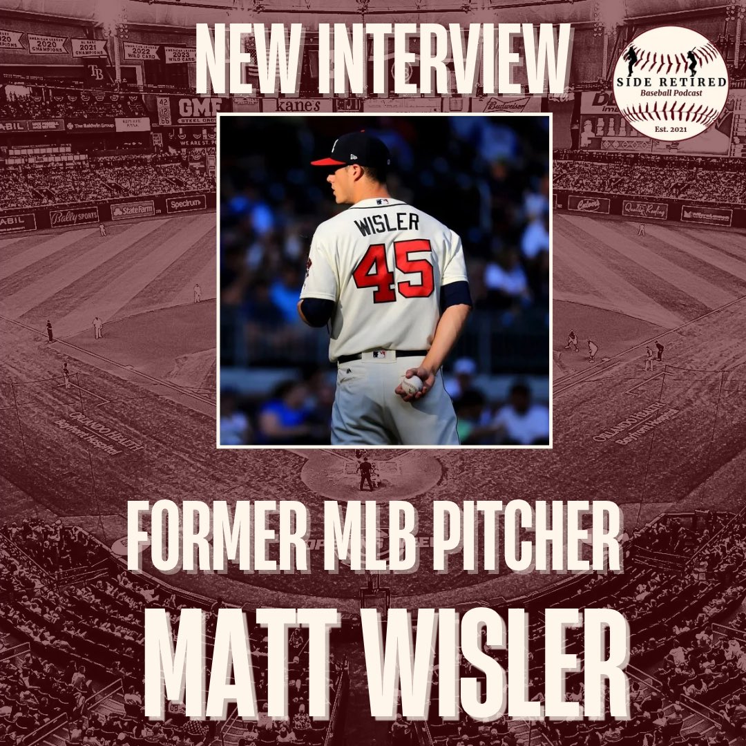 SideRetiredPod's tweet photo. Former @Braves &amp; @RaysBaseball pitcher Matt Wisler joins the show to discuss his baseball journey and thoughts on the current state of MLB Technology and Rule Changes! 

Episode Link: https://t.co/Dgbibeuvk4

#SideRetired | #SRInterview https://t.co/9fAUXOWDfO
