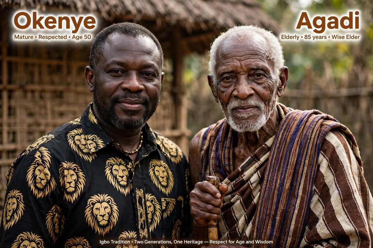 Kene_Nnewi's tweet photo. Do you know in the Igbo language, there is a difference between OKENYE AND AGADI?

If you're grounded in Igbo language kindly tell us the difference between Okenye and Agadi. https://t.co/XrhYesLANl