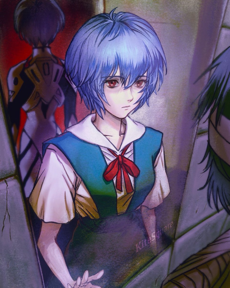 kite_square's tweet photo. All of my Evangelion fanart so far… I’ll draw shinji and kaworu one day xD #Evangelion https://t.co/24PjqelXcL