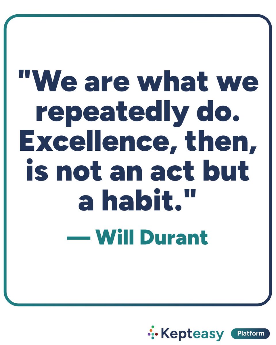 kepteasy's tweet photo. Consistency rarely looks spectacular while you're doing it.

The result can.

#ThursdayQuote #Excellence #Consistency #Craftsmanship #Kepteasy https://t.co/pKHwehABTy