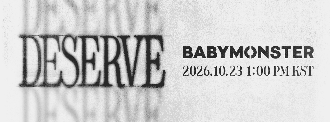 YGBABYMONSTER_'s tweet photo. [DESERVE] RELEASE COUNTER
Originally posted by https://t.co/ExQljDoikv

2026.10.23. 1PM KST

Pre-Save Now.
https://t.co/x3WZtji32Z

#BABYMONSTER #베이비몬스터 #DigitalSingle #DESERVE #ReleaseCounter #YG https://t.co/I6rWfZzC3p