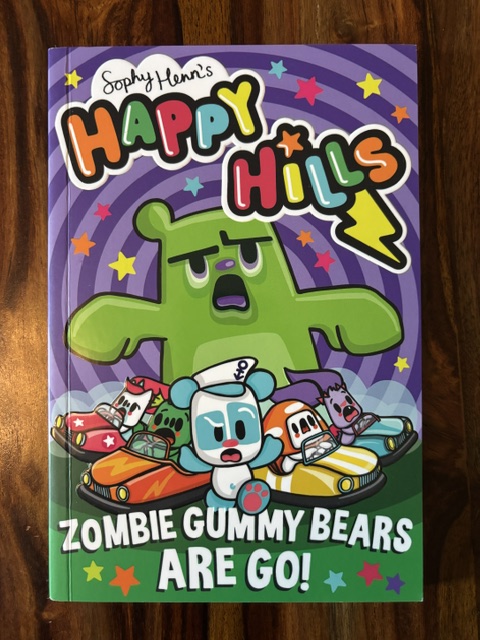 KateHeap1's tweet photo. The Happy Hills gang are back in their fifth fantastic adventure with Zombie Gummy Bears are Go!
Unforgettable characters, delightfully silly plots and tons of laughs are all wrapped up in a bright, hugely engaging graphic novel.
Out now from @simonkids_UK  &amp; #SophyHenn https://t.co/XFv5LGRyHx