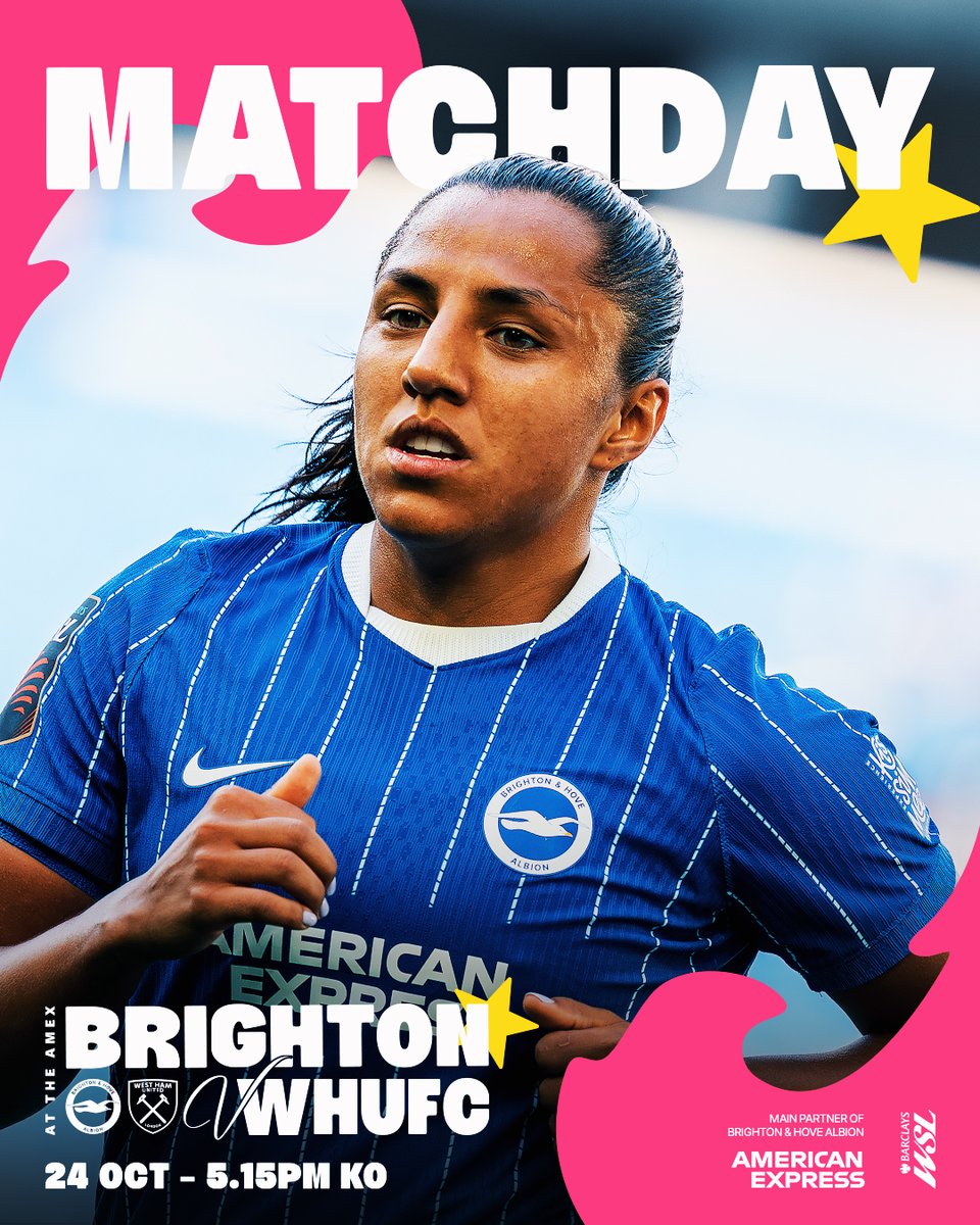BHAFCWomen's tweet photo. Back at base. 🏟️ It's MATCHDAY at the Amex! 🌟💫 https://t.co/qZ0vs7gNd7