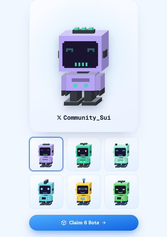 Community_Sui's tweet photo. MINT CONSO BOT IS LIVE 😍

◉ Visit: https://t.co/bcKhhND27i
◉ Connect your 𝕏 account
◉ Connect your Sui Wallet

Claim your @conso_xyz BOTS in 3 phases and show your BOTS in the comments 👇

Good luck to all members in our Sui Community!

#Sui #ConsoBots