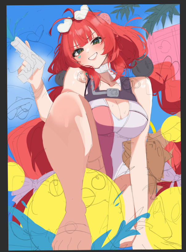 4rekuru's tweet photo. 神summer https://t.co/cCaE02aNM2