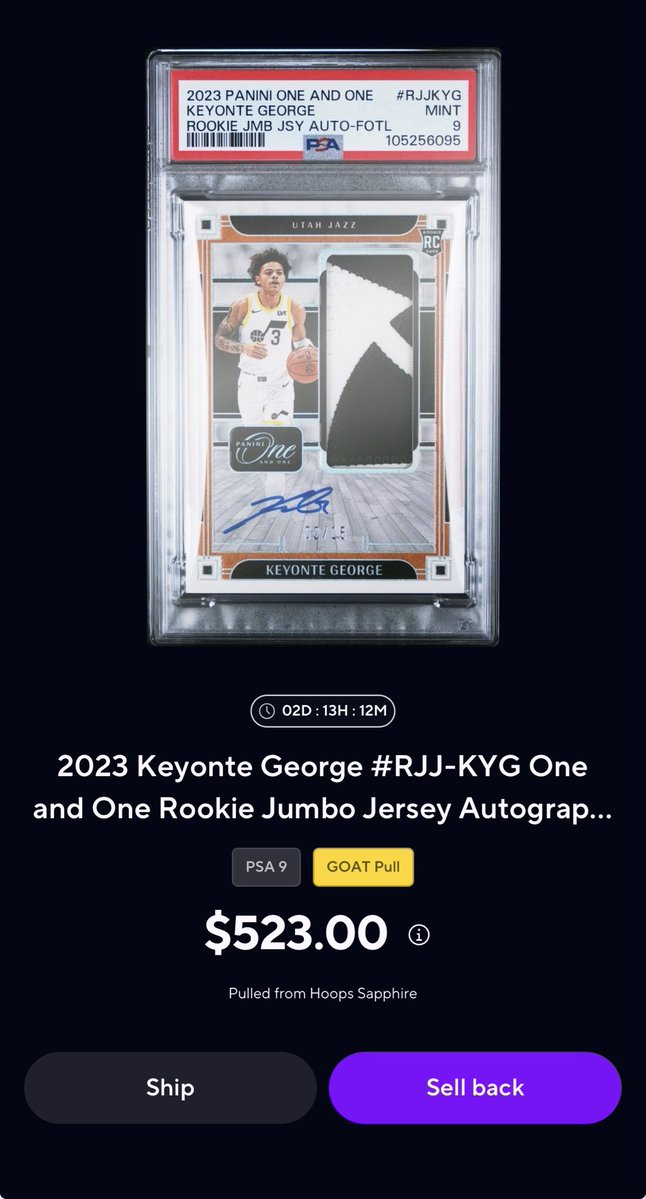 loudcity_slim's tweet photo. Sell this Keyonte George back or ship 🤔 What my PrizePicks/hobby gurus think? #PrizePicksPacks https://t.co/dNLcF2pvdt