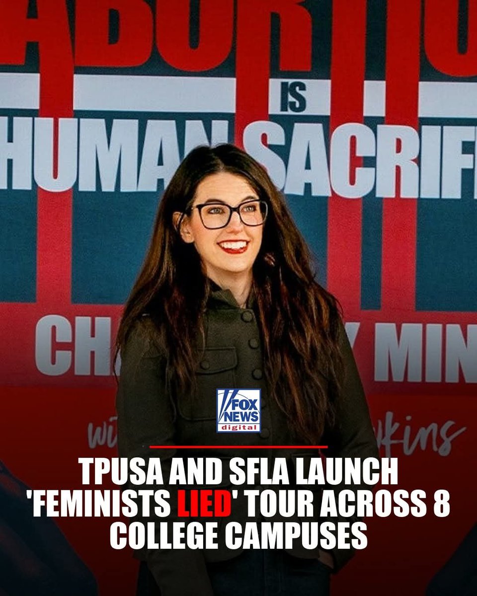 CGoble04's tweet photo. This is both hilarious and tragically ironic. Not only is @KristanHawkins a bad faith actor who actively works against making baby murder illegal, I'm not sure that sending a feminist girl boss to combat feminist girl bosses is The Way. https://t.co/V820pshChp