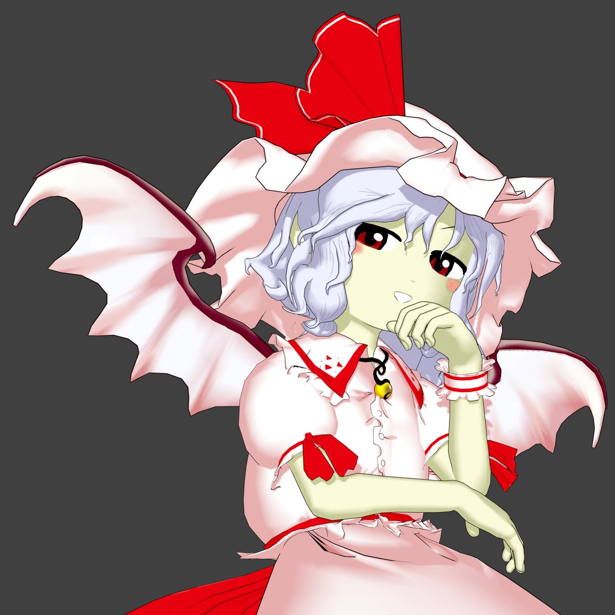 pBF3Q6BEp540036's tweet photo. ZUN絵風 レミリア・スカーレット(紅) 5 https://t.co/S6h3K2wjbg
