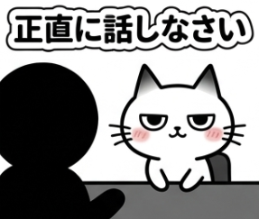 azarashi_cats's tweet photo. 謎の一日警察署長が取り調べ https://t.co/4X97Q3QWQk