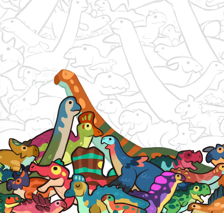 squeegool's tweet photo. more dinos to go~ https://t.co/adGLr9P8FL