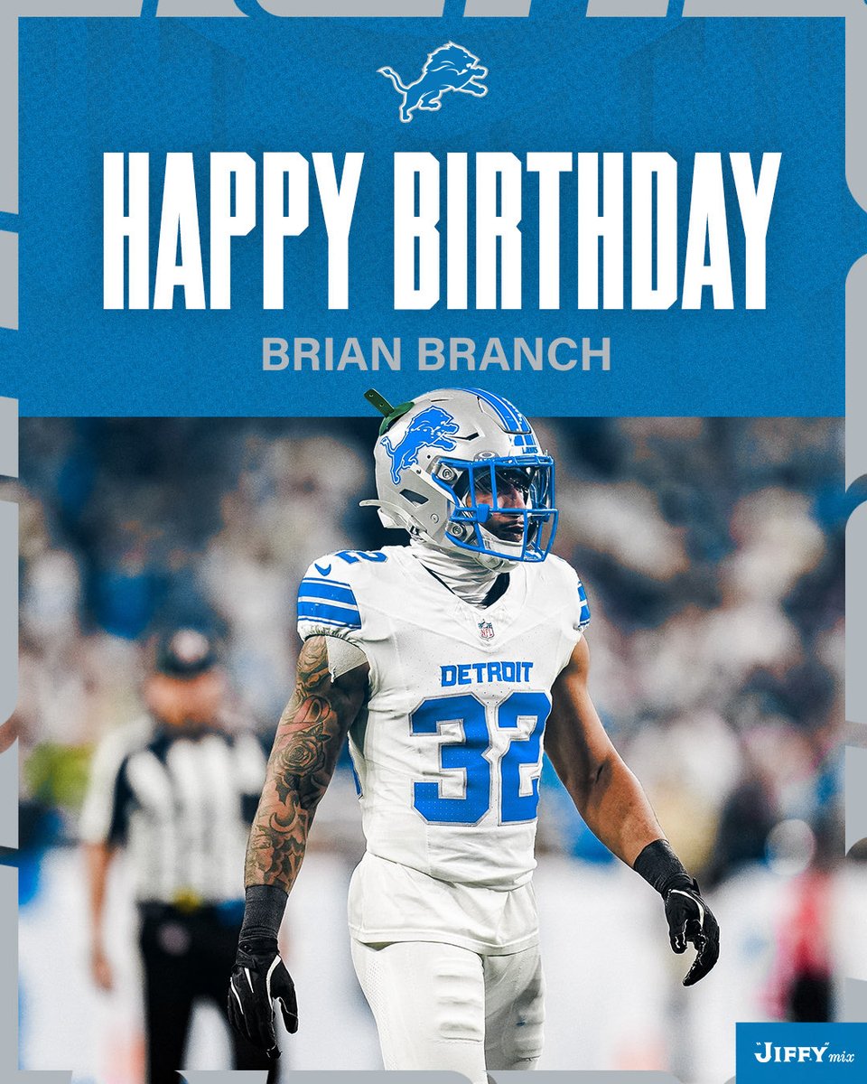 Lions's tweet photo. Happy birthday, @BrianBB_1! 🥳 https://t.co/oDXHNVTynP