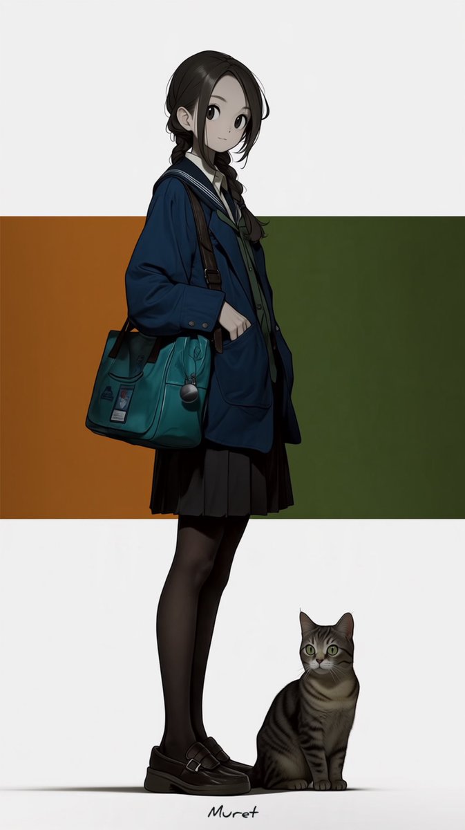 ArtMuret's tweet photo. 🔖srefコ－ド
--sref 1862511059

夜を抱きしめて
srefチャレンジにゃ〜🐈‍⬛
#muretart #srefcode #AIart #AIイラスト https://t.co/dekqpapO36
