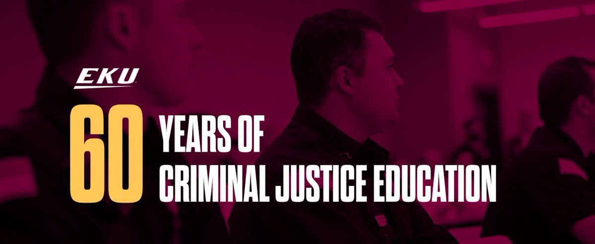 eku's tweet photo. Since 1966, #EKU has been shaping the future of law enforcement and criminal justice in Kentucky. That's 60 years of supporting the next generation of justice professionals. 👮📚 #EveryPathMadePossible #EKUPrograms #GoBigE
🔗: https://t.co/vccj6jFHQO https://t.co/OvJILKOoks