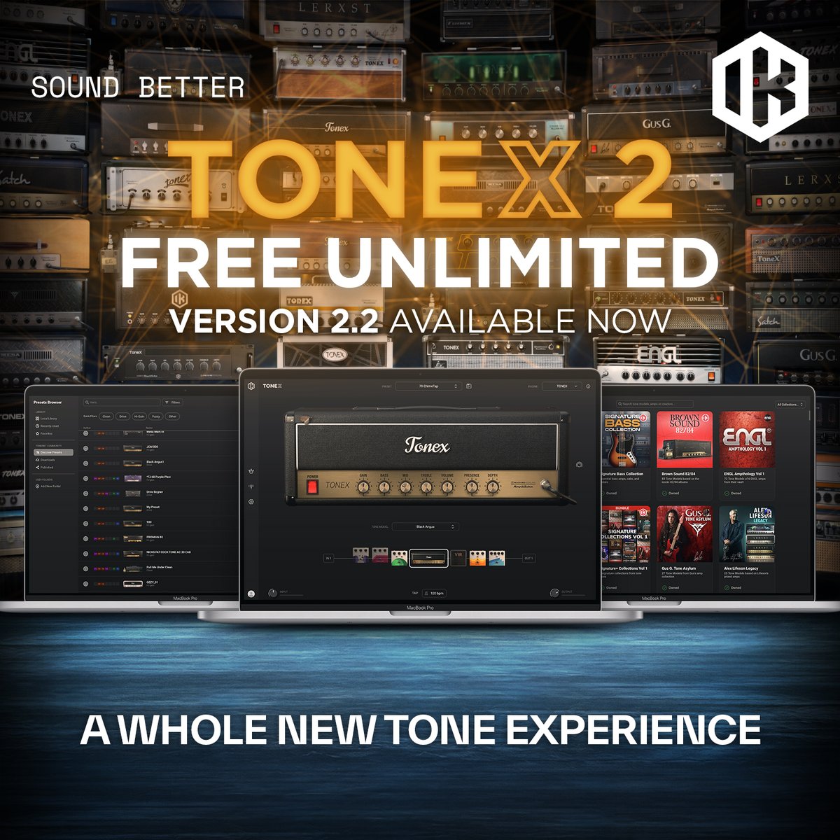IKMultimediaES's tweet photo. TONEX Free Unlimited está aquí: ¡la nueva versión gratis TONEX 2 CS desbloquea descargas y creación de Tone Models ilimitados, Tone Models Premium, efectos y más para explorar un mundo de tono sin límites. https://t.co/ME1NOwkd9r

#ToneNET #TONEX #Tono #guitarra #bajo #nuevo https://t.co/vCAISUYbdA