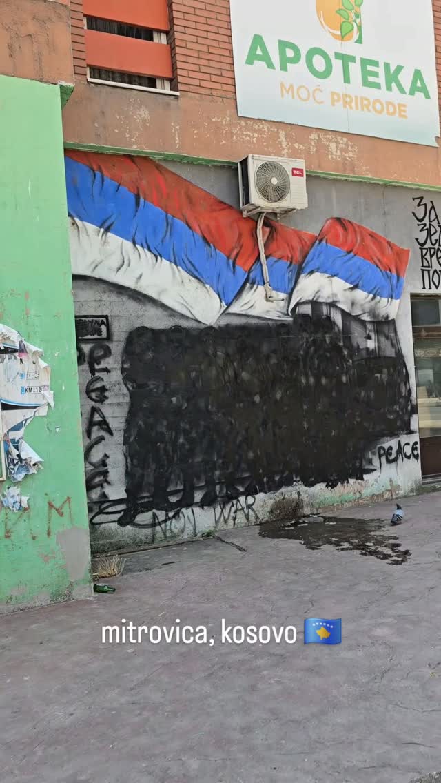 SarahGamallll's tweet photo. The streets of Mitrovica, Kosovo. https://t.co/OQ8a4EwTH3