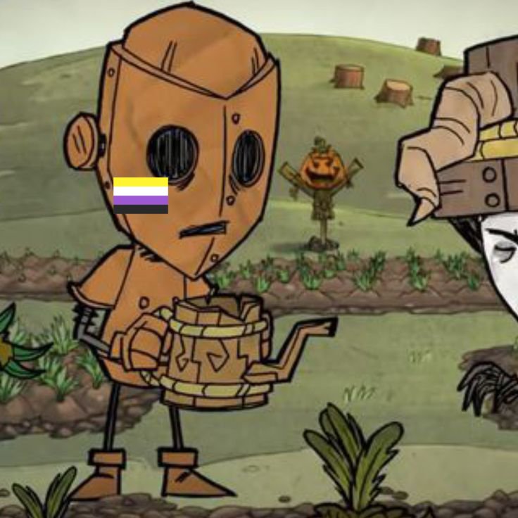 timelytmascfem's tweet photo. WX-78 from Don't Starve is nonbinary! (canon)

submitted by anon
— 🍷 https://t.co/HtRPgUVY3P