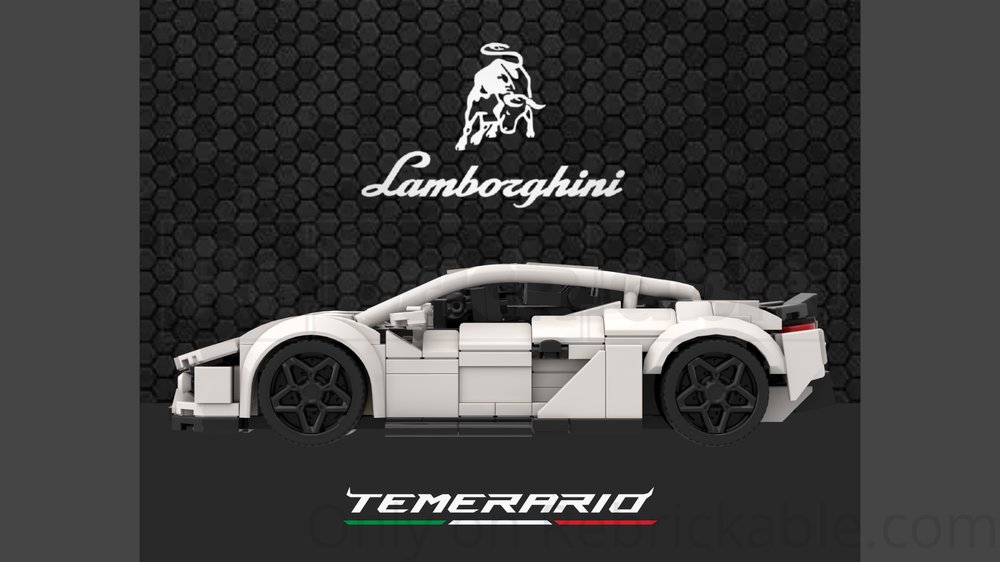 Rebrickable's tweet photo. Lamborghinl Temerario by BasicBuilder23 #MOC-279336 #lego #rebrickable #legomoc https://t.co/KvPoLyAVeM